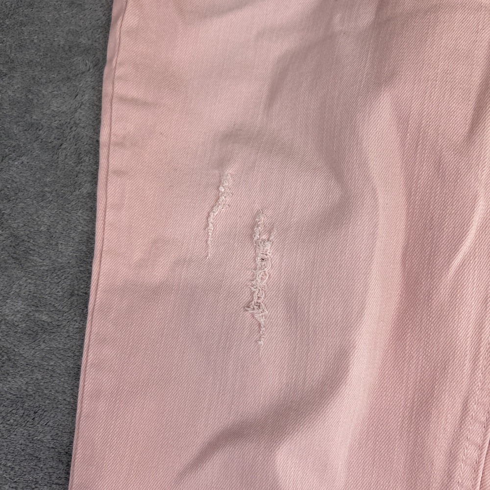 Democracy Women's Straight Leg Jeans - Light Pink - Picture 12 of 14